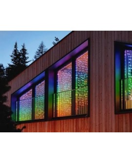 Inteligentna kurtyna LED Twinkly 400 RGBW 1,5x2,1m