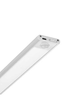 Oprawa podszafkowa V-TAC 2,5W LED Srebrna Czujnik Ruchu Ładowanie USB 60cm VT-8143 4000K 260lm