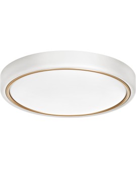 Nowoczesny plafon sufitowy LED Activejet VERDI W/G Biało - Złoty 23W