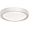 Nowoczesny plafon sufitowy LED Activejet VERDI W/G Biało - Złoty 23W