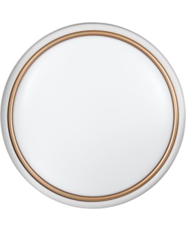 Nowoczesny plafon sufitowy LED Activejet VERDI W/G Biało - Złoty 23W