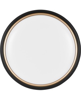 Nowoczesny plafon sufitowy LED Activejet VERDI B/G Czarno - Złoty 23W