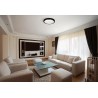 Nowoczesny plafon sufitowy LED Activejet VERDI B/G Czarno - Złoty 23W