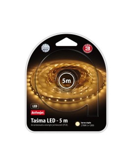 Taśma LED Activejet AJE-LED STRIPE 2700K IP20 (165 lm Biały ciepły 5m 4.8 W IP20)