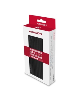 Axagon EM2-GTR Obudowa SSD Czarny M.2