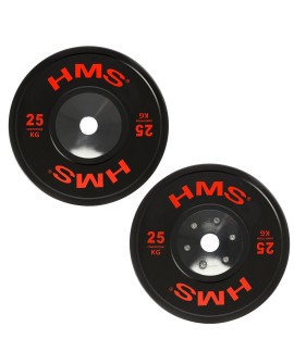 BTBR Set zestaw talerzy olimpijskich Bumper- 2x (10kg,15kg,20kg,25kg) HMS BTBR SET