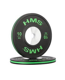 BTBR Set zestaw talerzy olimpijskich Bumper- 2x (10kg,15kg,20kg,25kg) HMS BTBR SET