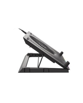 Podstawka chłodząca pod laptopa Genesis Oxid 450 RGB 15.6" z wentylatorem, podświetlenie, 2 USB