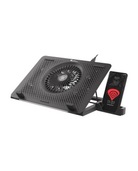 Podstawka chłodząca pod laptopa Genesis Oxid 450 RGB 15.6" z wentylatorem, podświetlenie, 2 USB