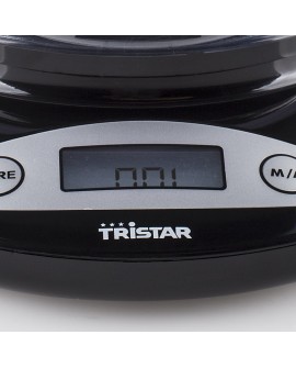 Tristar KW-2430 waga kuchenna Czarny Okrągły Elektroniczna waga kuchenna