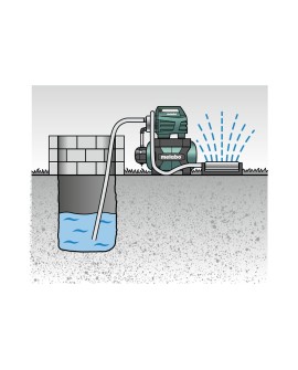 Metabo 600969000 pompa wodna 900 W Pompa wyporowa dodatnia 4,5 bar 3500 l/h