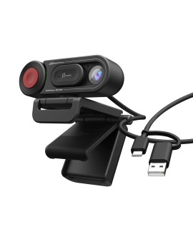 j5create JVU250-N kamera internetowa 2 MP 1920 x 1080 px USB 2.0 Czarny