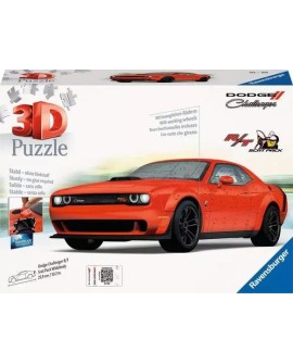Ravensburger Dodge Challenger R/T Scat Pack Widebody Puzzle 3D 108 szt. Pojazdy