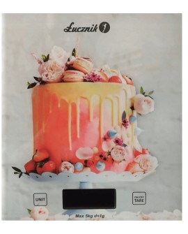 Waga kuchenna szklana Łucznik PT-852 EX tort