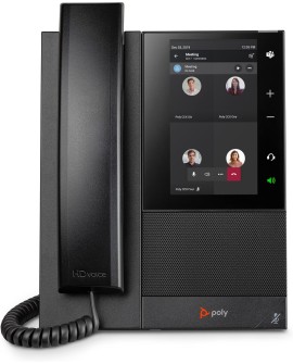 POLY Biznesowy telefon multimedialny CCX 505 do aplikacji Microsoft Teams, z obsługą PoE