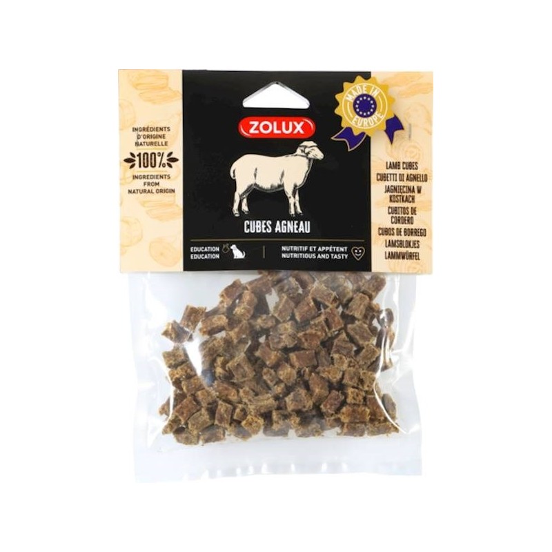 ZOLUX Przysmak naturalny dla psa Kostki jagnię 100g