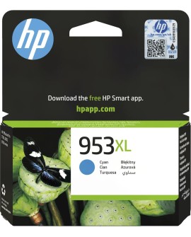 Tusz HP niebieski HP 953XL, HP953XL F6U16AE, 1600 str.,20 ml.