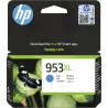 Tusz HP niebieski HP 953XL, HP953XL F6U16AE, 1600 str.,20 ml.