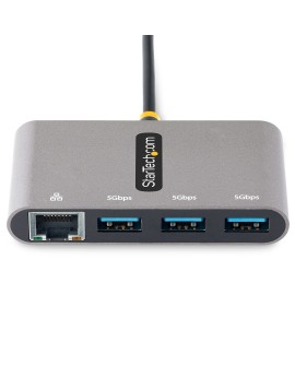 StarTech.com HB30C3A1GEA2 stacja dokująca Przewodowa USB 3.2 Gen 1 (3.1 Gen 1) Type-C Szary