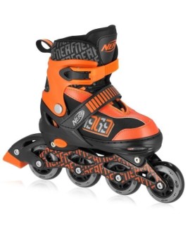 Łyżworolki regulowane 38-42 NERF Strive pomarańczowe 941341 Spokey