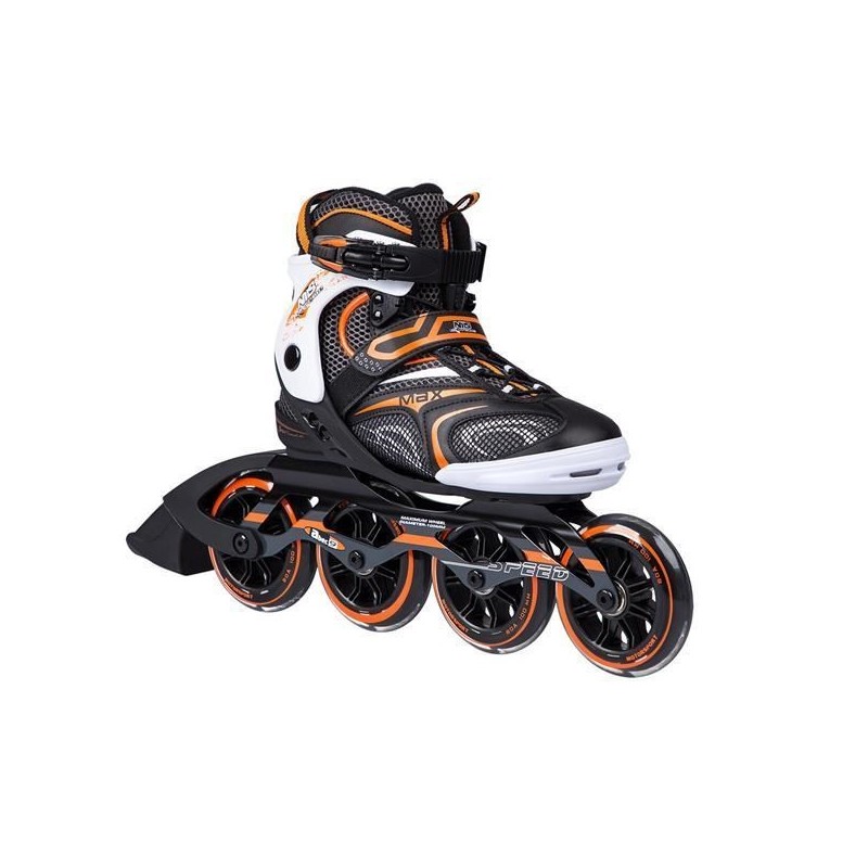 ŁYŻWOROLKI NILS EXTREME NA1060S CZARNO-POMARAŃCZOWE ROZM. 43