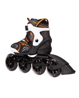 ŁYŻWOROLKI NILS EXTREME NA1060S CZARNO-POMARAŃCZOWE ROZM. 43