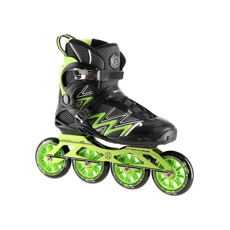 ŁYŻWOROLKI NILS EXTREME NA8660 ZIELONE ROZM. 42