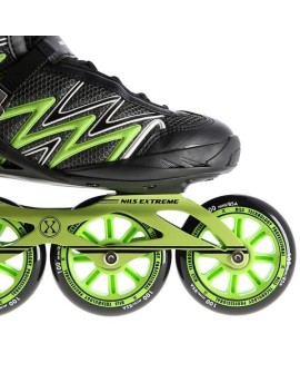 ŁYŻWOROLKI NILS EXTREME NA8660 ZIELONE ROZM. 42
