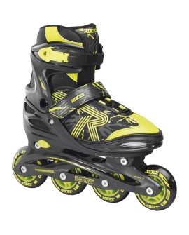 Łyżworolki Roces Jokey 3.0 Boy czarno-limonkowe 400845 03
