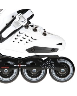 ŁYŻWOROLKI SLALOMOWE NILS EXTREME NA20001 BIAŁE ROZM. 35