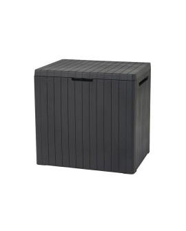 KETER CITY STORAGE BOX 17208324 Skrzynia, schowek na balkon 113l GRAFIT