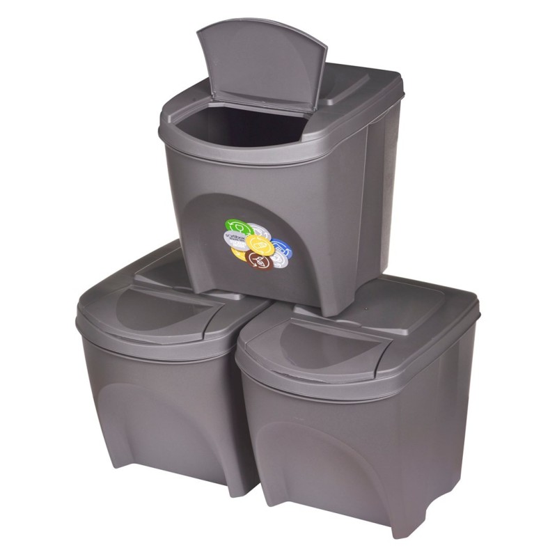 Kosz na śmieci Prosperplast SORTIBOX IKWB20S3-405U (kolor szary)