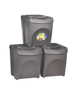 Kosz na śmieci Prosperplast SORTIBOX IKWB20S3-405U (kolor szary)