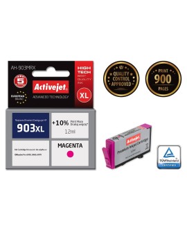 Activejet AH-903MRX Tusz (zamiennik HP 903XL T6M07AE Premium 12 ml czerwony)