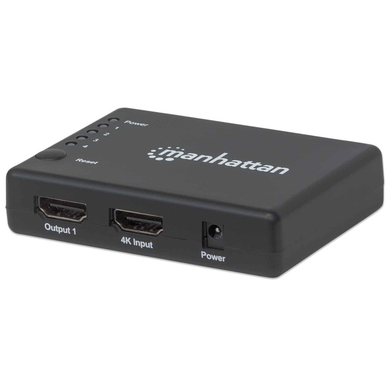 Manhattan 207706 rozgałęziacz telewizyjny HDMI 4x HDMI