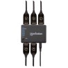 Manhattan 207706 rozgałęziacz telewizyjny HDMI 4x HDMI