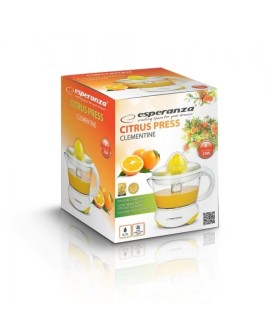 Wyciskarka wolnoobrotowa do cytrusów Esperanza Clementine EKJ001Y (25W 0,75l kolor żółty)