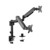Gembird MA-DA2P-01 Biurkowe ramię na dwa monitory (regulowane), od 17" do 32", obciążenie do 9 kg