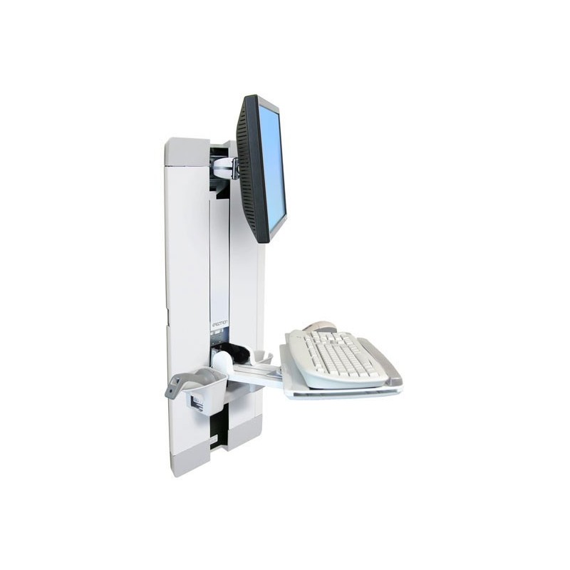 Ergotron STYLEVIEW VERTICAL LIFT WHITE/PATIENT ROOM