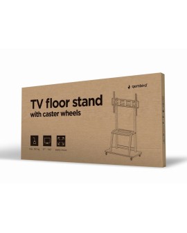 GEMBIRD STOJAK POD TELEWIZOR 37" - 100" MOBILNY - NA KÓŁKACH, VESA MAX 800 X 600MM