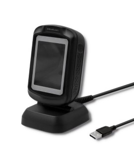 QOLTEC CZYTNIK KODÓW KRESKOWYCH STACJONARNY | 1D I 2D | USB
