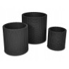 Doniczka KETER Cylinder Planters 230217 (434mm x 443mm x 434 mm kolor antracyt)