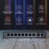EXTRALINK CERES 8 PORTOWY SWITCH POE 48V 10/100MB 802.3AF 15,4W NA PORT