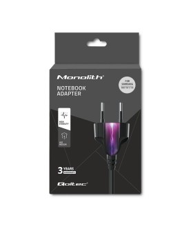 Zasilacz Qoltec 50015.60W do notebooka Samsung (19 V 3,15 A 60W 5.5 mm x 3.5 mm)