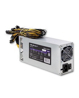 QOLTEC ZASILACZ PCI-E 1800W | 80 PLUS PLATINUM | GAMING MINER