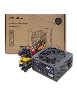 QOLTEC ZASILACZ ATX 1800W | 80 PLUS PLATINUM | GAMING MINER