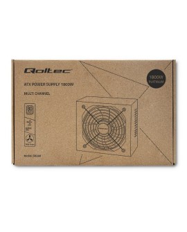 QOLTEC ZASILACZ ATX 1800W | 80 PLUS PLATINUM | GAMING MINER