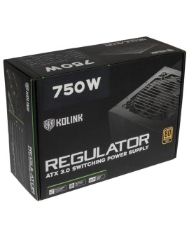 Zasilacz Kolink Regulator 80 PLUS Gold, ATX 3.0, PCIe 5.0, modułowy - 750 W