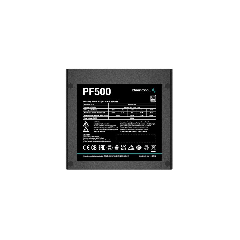 Zasilacz DeepCool PF500 500W 80 Plus