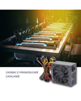 QOLTEC ZASILACZ ATX 1650W | 80 PLUS PLATINUM